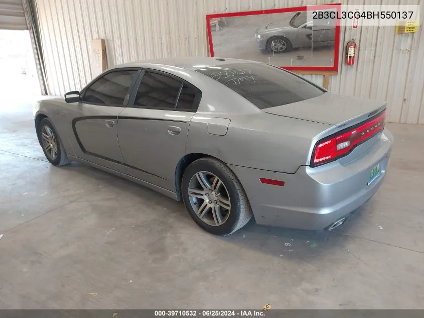 2011 Dodge Charger VIN: 2B3CL3CG4BH550137 Lot: 39710532