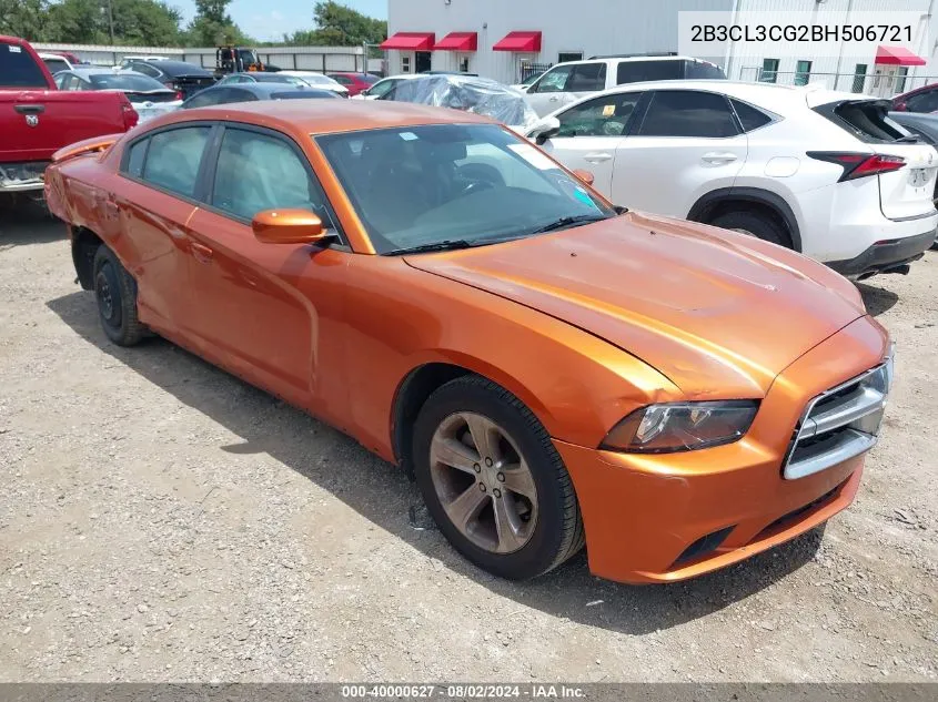 2B3CL3CG2BH506721 2011 Dodge Charger