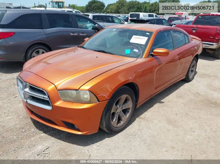 2011 Dodge Charger VIN: 2B3CL3CG2BH506721 Lot: 40000627