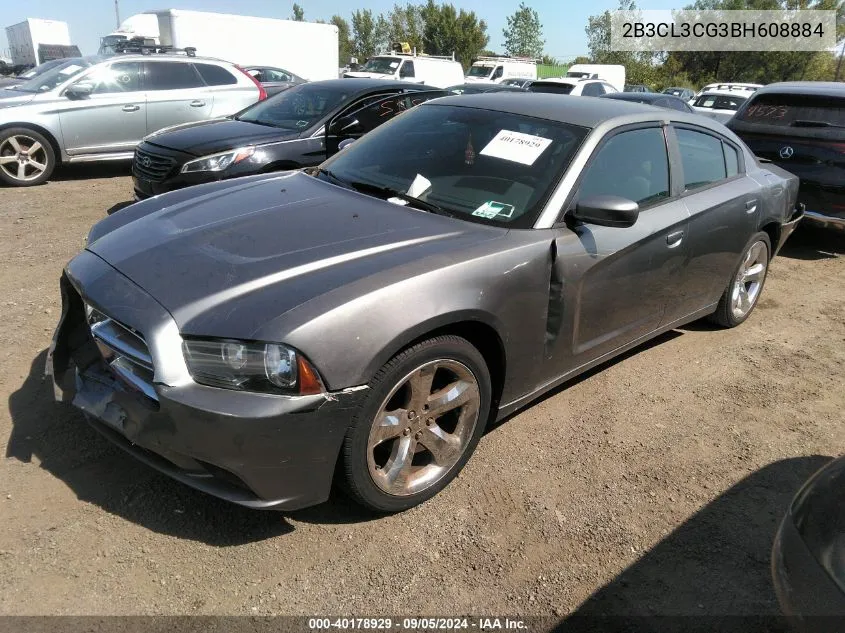 2011 Dodge Charger VIN: 2B3CL3CG3BH608884 Lot: 40178929