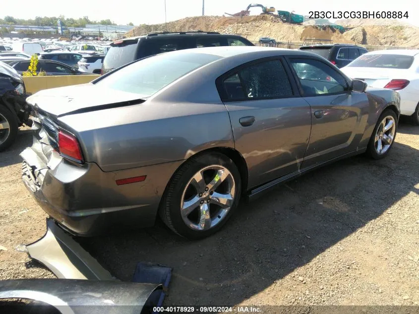 2011 Dodge Charger VIN: 2B3CL3CG3BH608884 Lot: 40178929