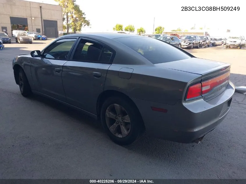 2B3CL3CG8BH509249 2011 Dodge Charger