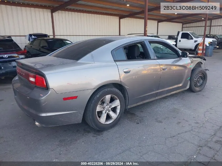 2B3CL3CG8BH509249 2011 Dodge Charger