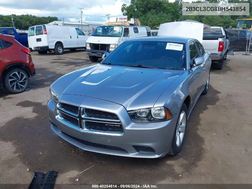 2B3CL3CG8BH543854 2011 Dodge Charger