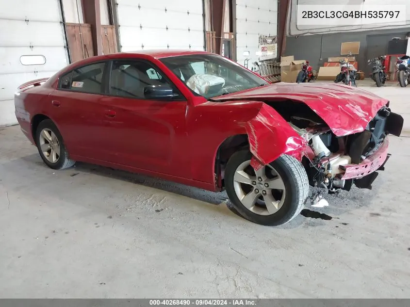 2B3CL3CG4BH535797 2011 Dodge Charger