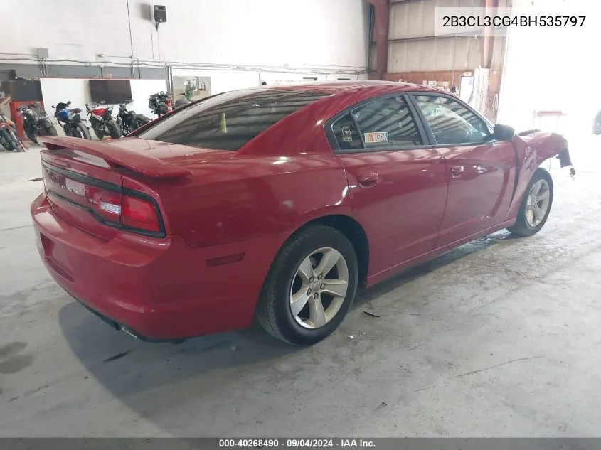 2B3CL3CG4BH535797 2011 Dodge Charger