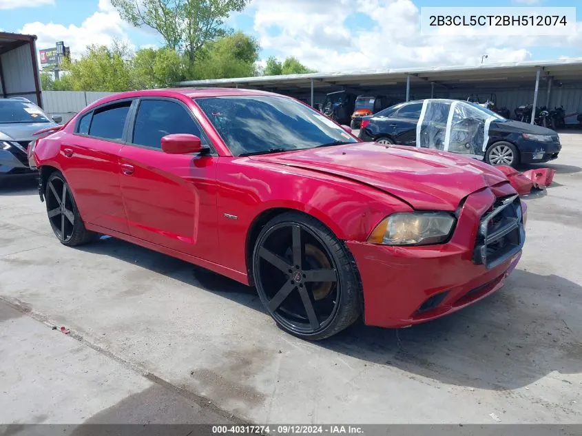 2B3CL5CT2BH512074 2011 Dodge Charger R/T