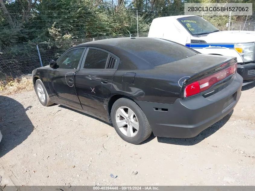 2011 Dodge Charger VIN: 2B3CL3CG5BH527062 Lot: 40394448