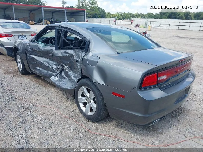 2011 Dodge Charger VIN: 2B3CL3CG6BH607518 Lot: 40401720