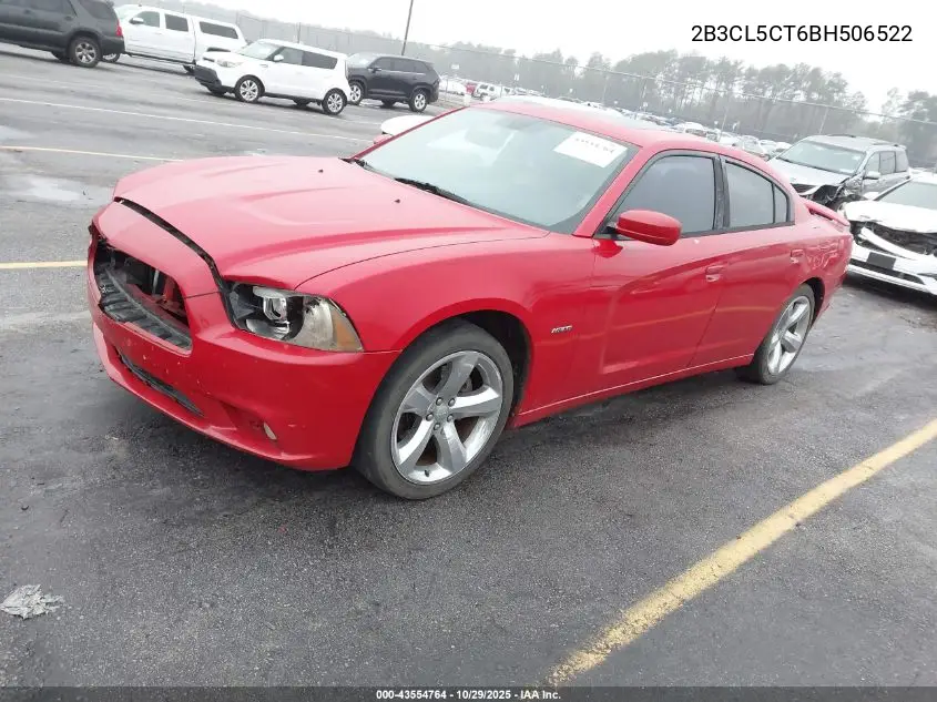 2B3CL5CT6BH506522 2011 Dodge Charger R/T