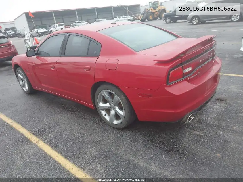 2B3CL5CT6BH506522 2011 Dodge Charger R/T