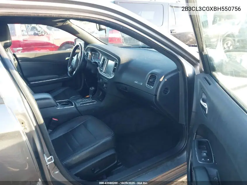 2B3CL3CGXBH550756 2011 Dodge Charger