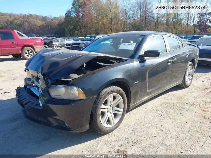 2B3CL5CT5BH552374 2011 Dodge Charger R/T