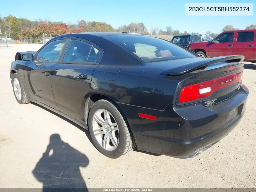 2B3CL5CT5BH552374 2011 Dodge Charger R/T
