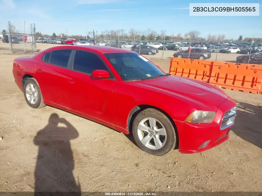 2B3CL3CG9BH505565 2011 Dodge Charger