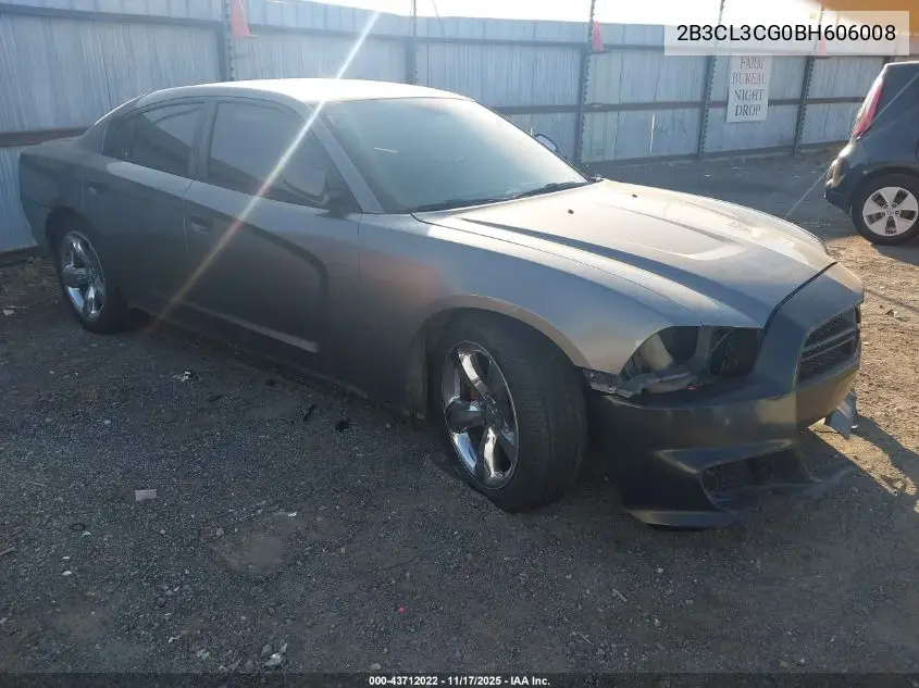 2B3CL3CG0BH606008 2011 Dodge Charger