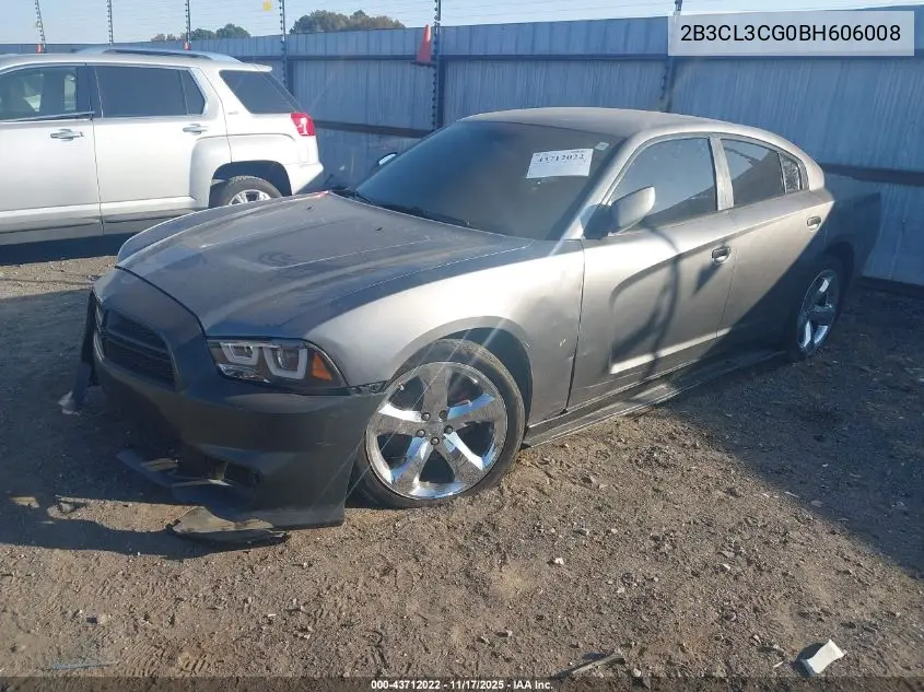 2B3CL3CG0BH606008 2011 Dodge Charger