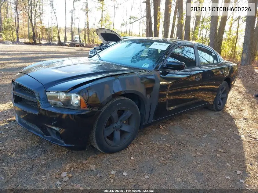 2B3CL1CT0BH600226 2011 Dodge Charger Police