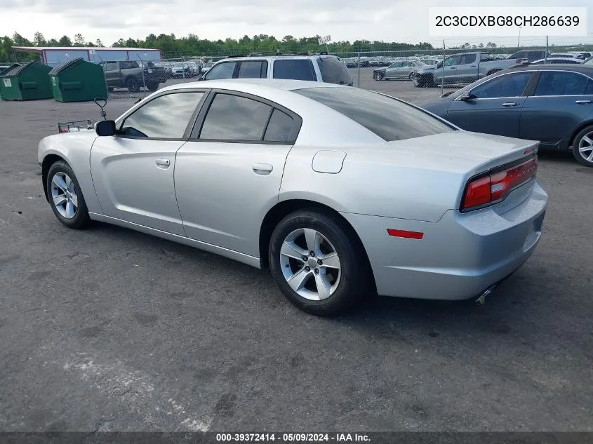 2C3CDXBG8CH286639 2012 Dodge Charger Se