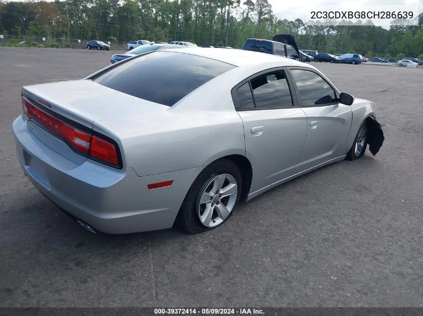 2C3CDXBG8CH286639 2012 Dodge Charger Se