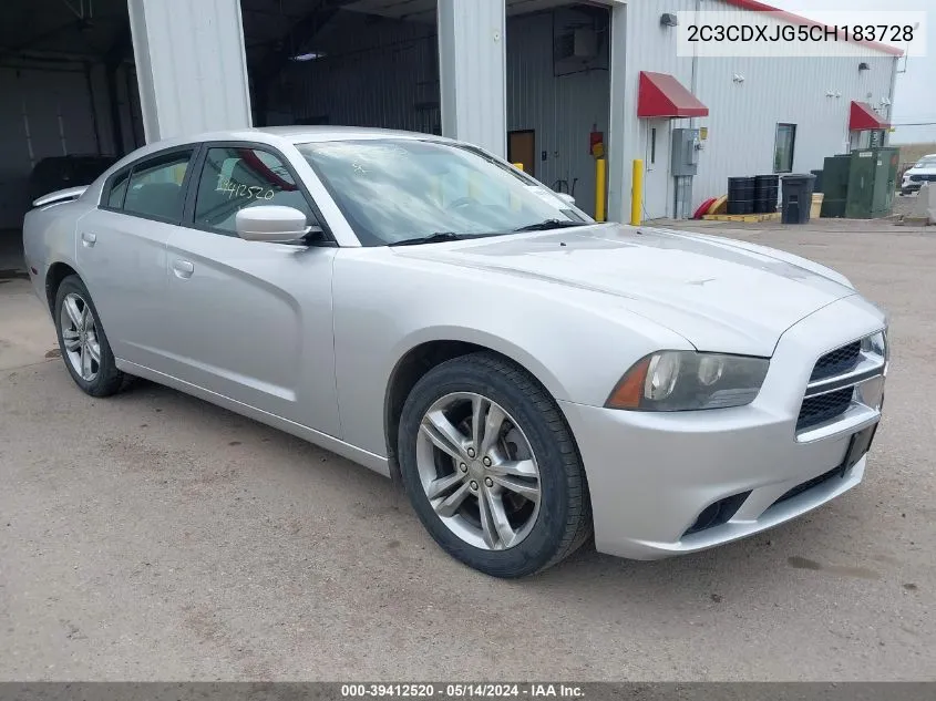 2C3CDXJG5CH183728 2012 Dodge Charger Sxt