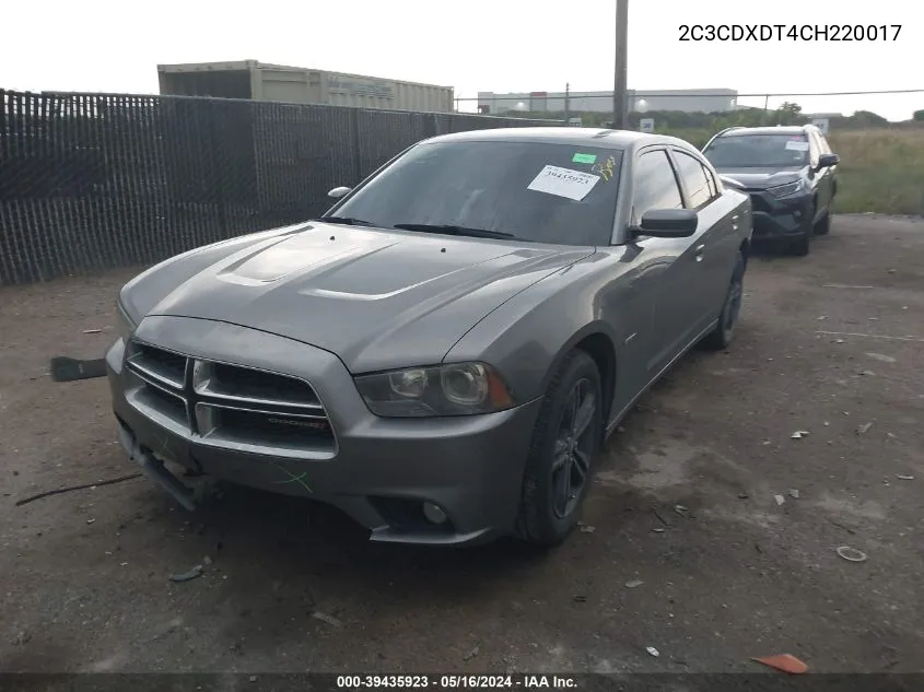 2C3CDXDT4CH220017 2012 Dodge Charger R/T