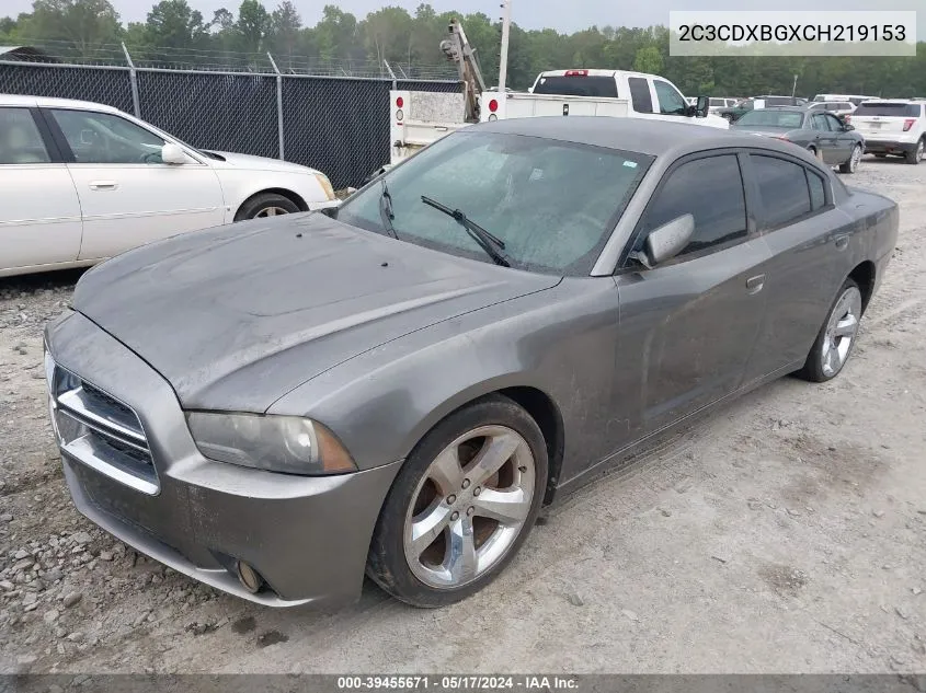 2C3CDXBGXCH219153 2012 Dodge Charger Se