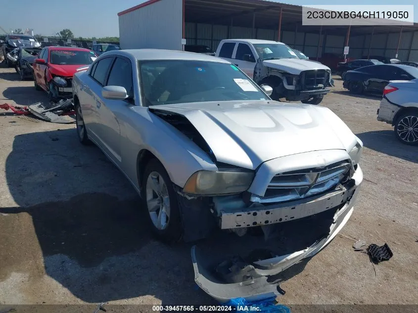 2C3CDXBG4CH119050 2012 Dodge Charger Se