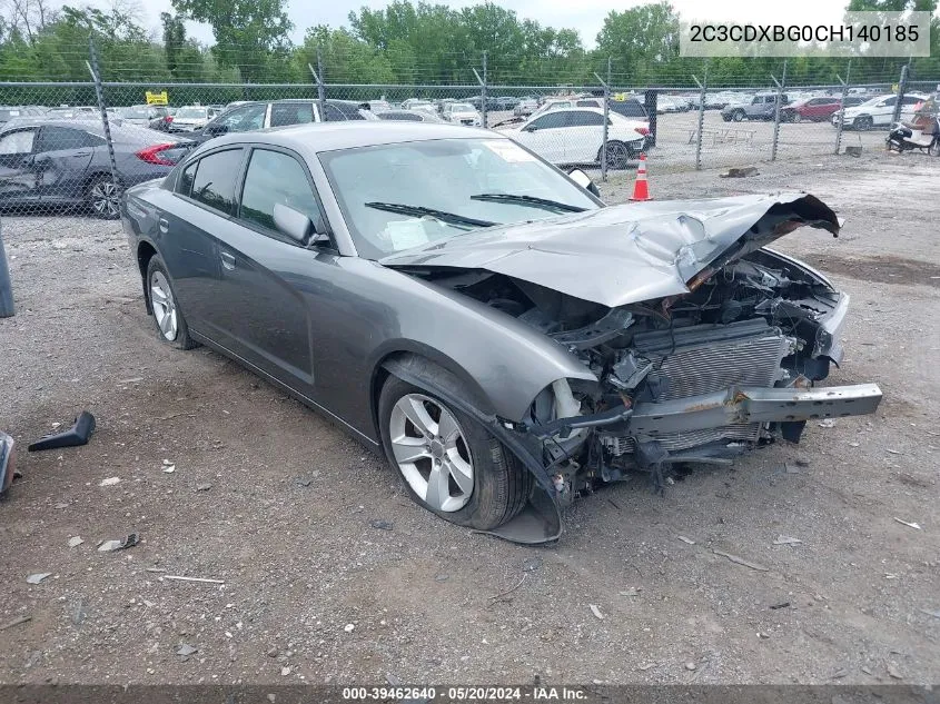 2C3CDXBG0CH140185 2012 Dodge Charger Se