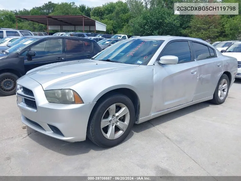 2C3CDXBG5CH119798 2012 Dodge Charger Se