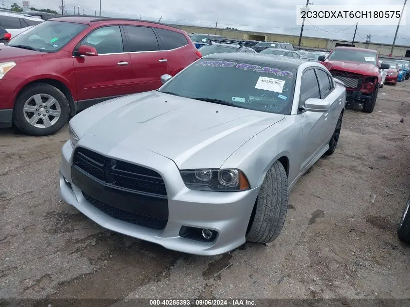 2012 Dodge Charger Police VIN: 2C3CDXAT6CH180575 Lot: 40285393