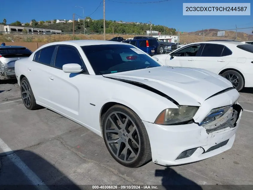 2012 Dodge Charger R/T VIN: 2C3CDXCT9CH244587 Lot: 40306826