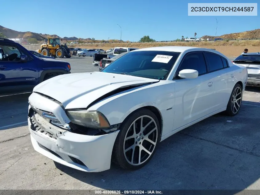 2012 Dodge Charger R/T VIN: 2C3CDXCT9CH244587 Lot: 40306826