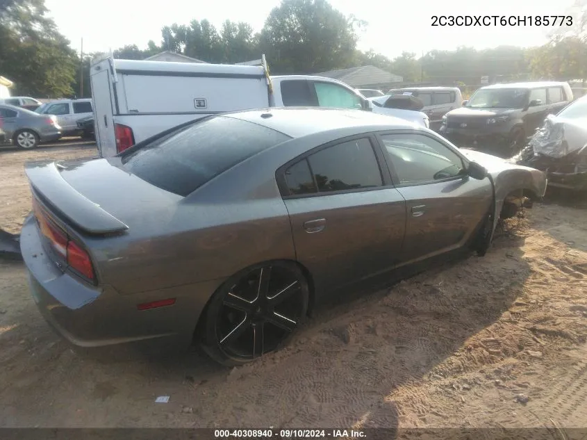 2012 Dodge Charger R/T VIN: 2C3CDXCT6CH185773 Lot: 40308940