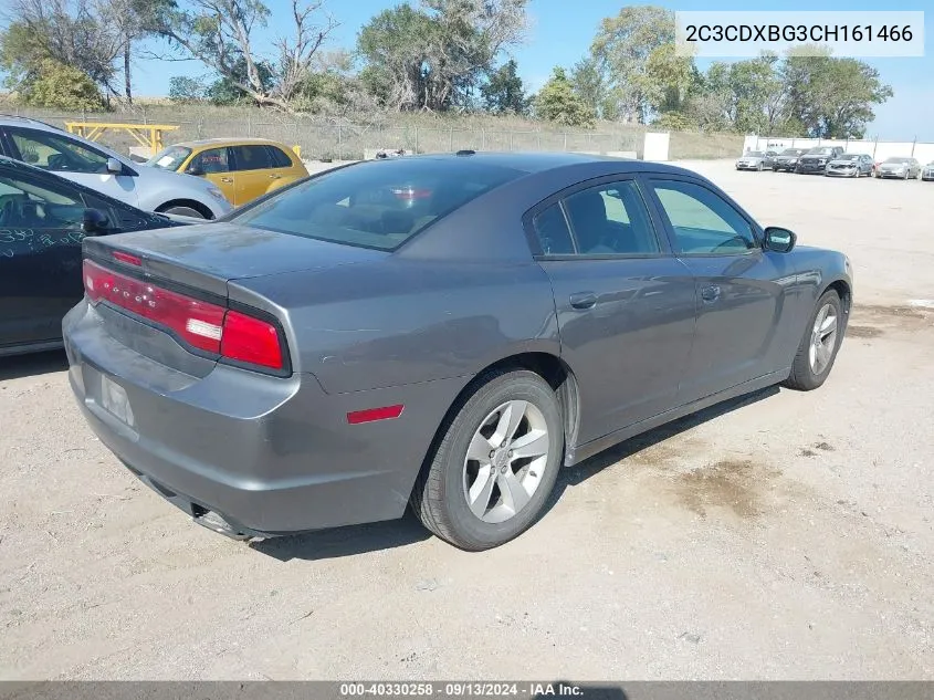 2012 Dodge Charger Se VIN: 2C3CDXBG3CH161466 Lot: 40330258