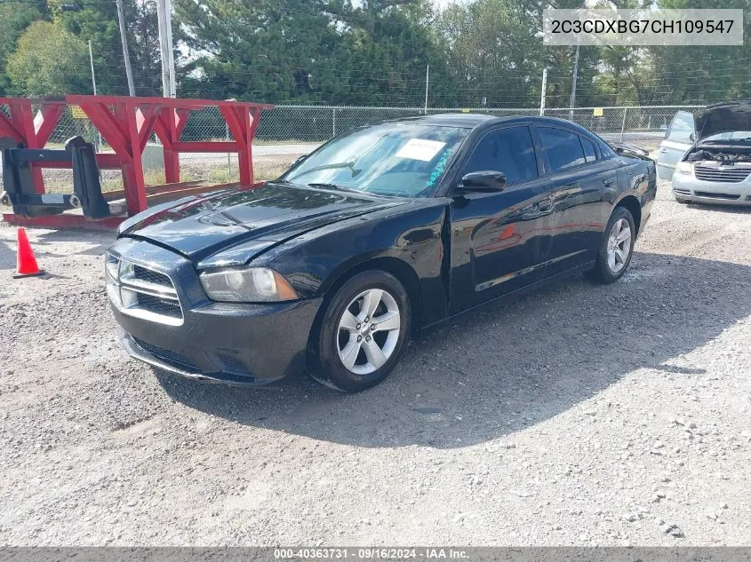 2C3CDXBG7CH109547 2012 Dodge Charger Se