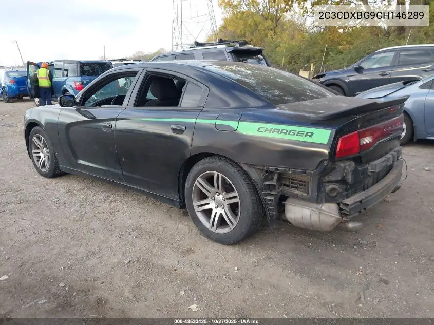 2C3CDXBG9CH146289 2012 Dodge Charger Se