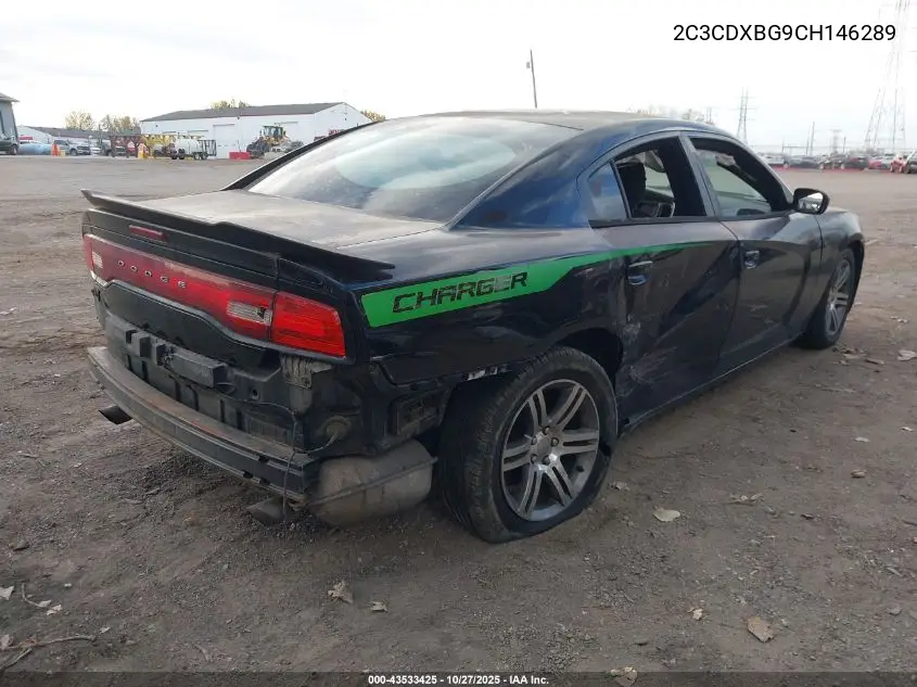 2C3CDXBG9CH146289 2012 Dodge Charger Se