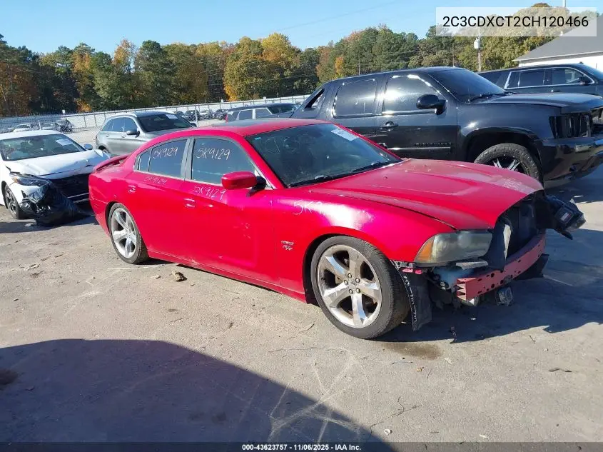 2C3CDXCT2CH120466 2012 Dodge Charger R/T