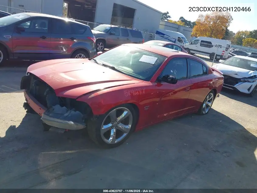 2C3CDXCT2CH120466 2012 Dodge Charger R/T