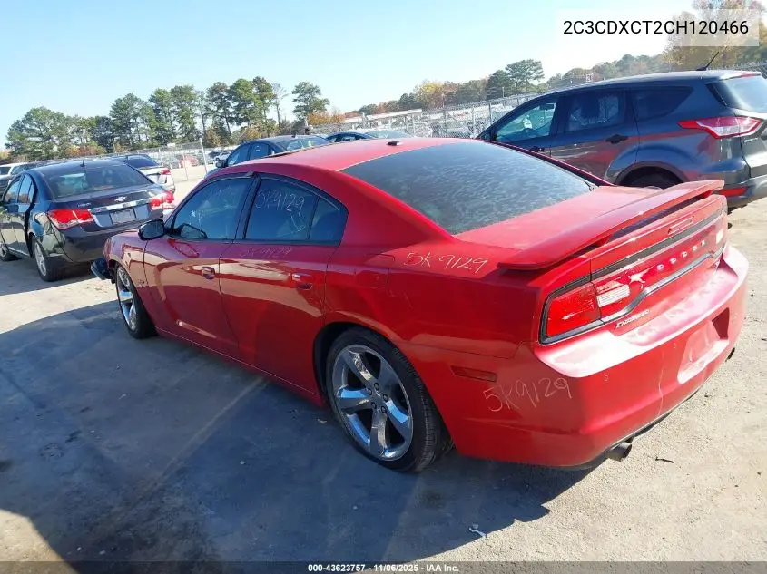 2C3CDXCT2CH120466 2012 Dodge Charger R/T