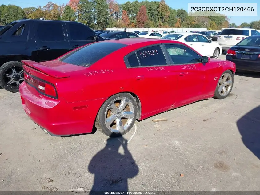 2C3CDXCT2CH120466 2012 Dodge Charger R/T