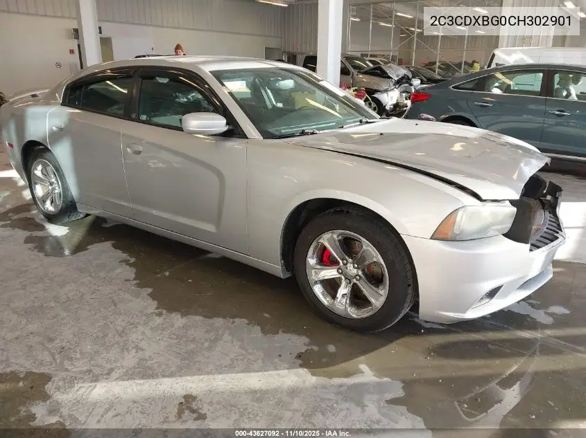 2C3CDXBG0CH302901 2012 Dodge Charger Se