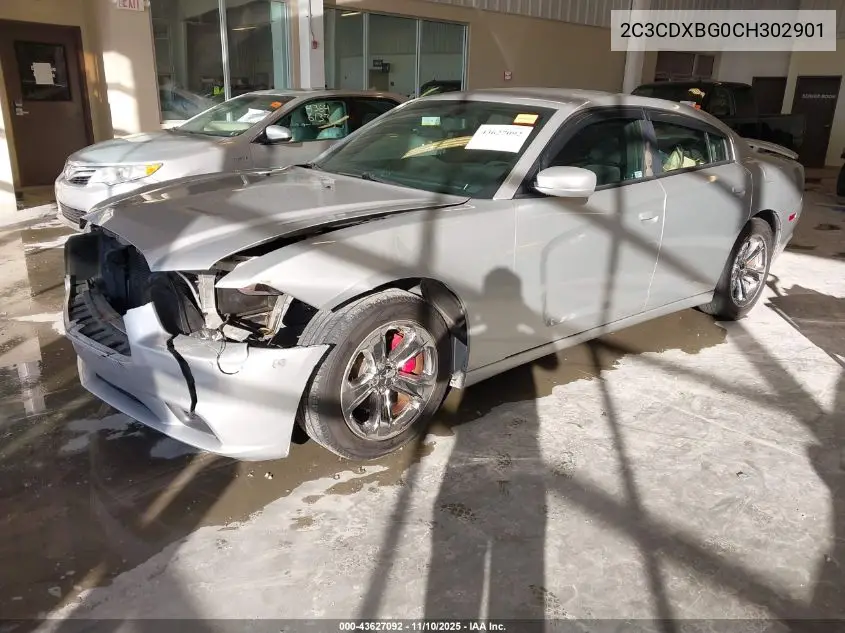 2C3CDXBG0CH302901 2012 Dodge Charger Se