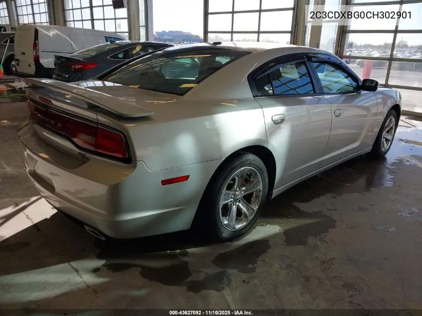 2C3CDXBG0CH302901 2012 Dodge Charger Se