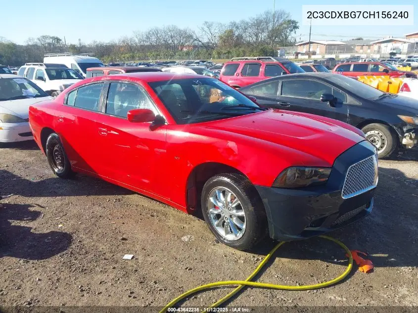 2C3CDXBG7CH156240 2012 Dodge Charger Se