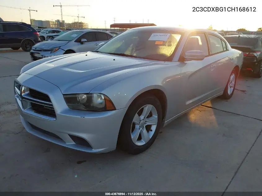 2C3CDXBG1CH168612 2012 Dodge Charger Se