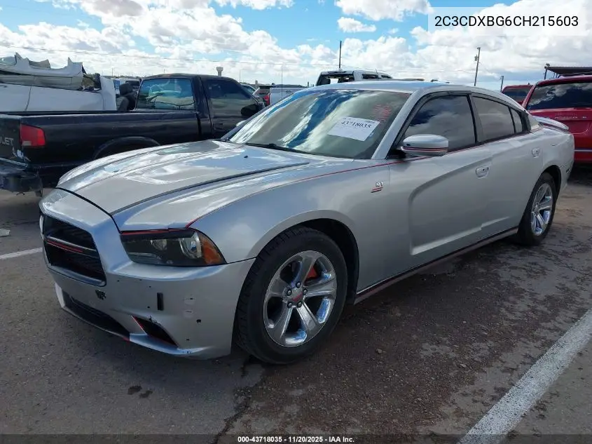 2C3CDXBG6CH215603 2012 Dodge Charger Se