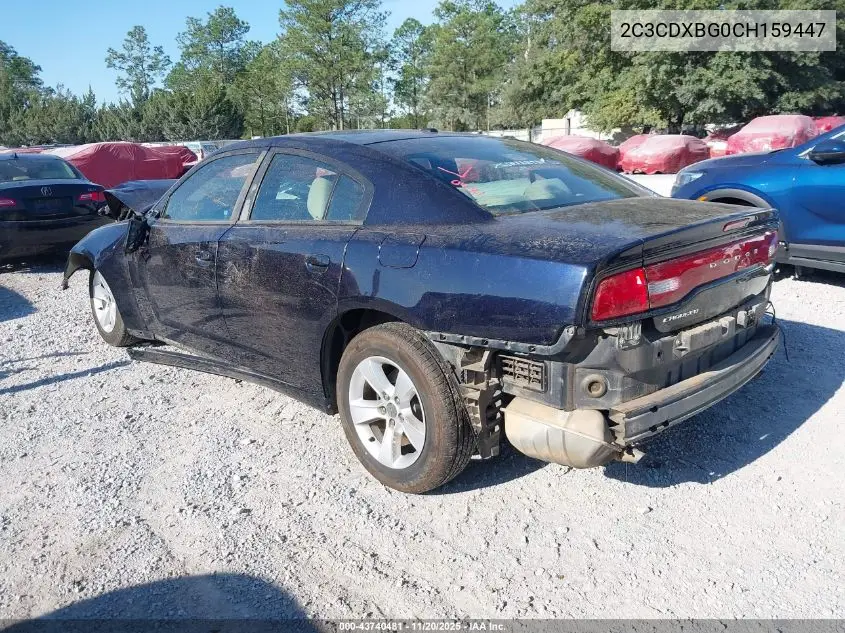 2C3CDXBG0CH159447 2012 Dodge Charger Se