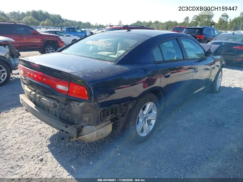 2C3CDXBG0CH159447 2012 Dodge Charger Se